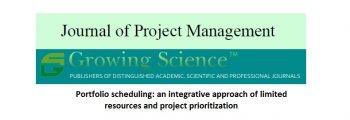 Nuevo paper publicado en Journal of Project Management